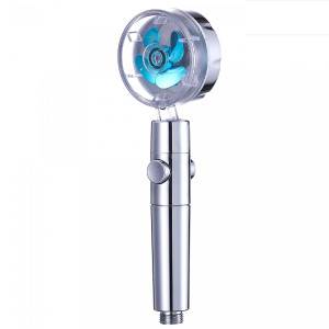 Κεφαλή Ντους TurboCharger Μπλε Herzberg HG-8087-BLU