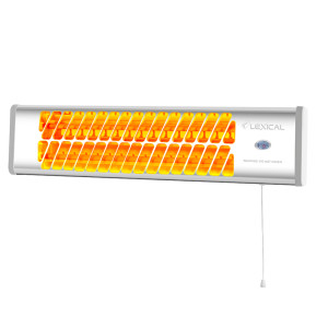 Θερμάστρα Ηλεκτρική Χαλαζία Τοίχου 1200W Lexical LQH-8021
