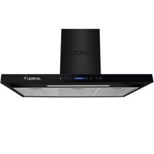 Απορροφητήρας Κουζίνας 90cm 200W σε Μαύρο Χρώμα με Χειρισμό Κίνησης και Οθόνη Αφής Lexical LRH-9560-2