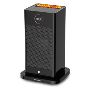 HomeVero Mini αερόθερμο με 3D εφέ φλόγας και λειτουργία ύγρανσης HV-SFH1500