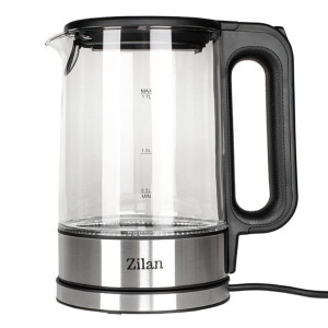 Zilan Γυάλινος Βραστήρας νερού με LED 1.7L 2200W ZLN1796