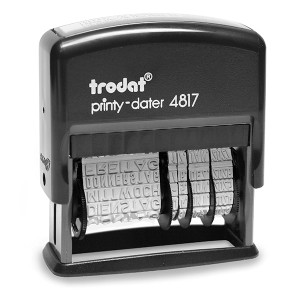 Trodat Printy 4817 Datumstempel + Wochentage