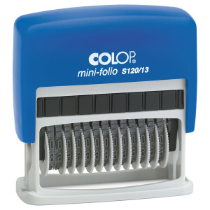 Colop Mini Zahlenstempel S 120/13 (13 Zahlen)