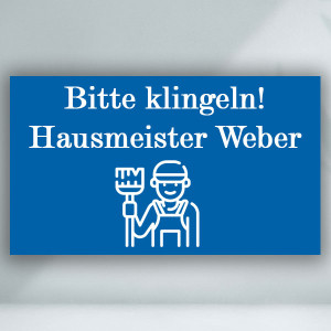 Kunststoffschild graviert 70x40mm