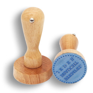 Holzstempel rund Ø 40mm