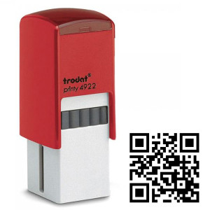QR-Code Stempel (Trodat Printy 4922)