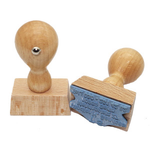 Holzstempel 50x40 mm, bis 12 Zeilen