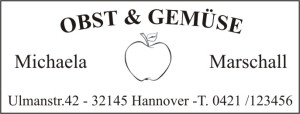 Trodat Printy 4913 mit Stempelplatte
