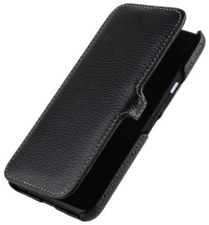 StilGut - Google Pixel 4a Tasche Book Type mit Clip Schwarz