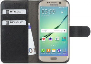 StilGut - Handyhülle für Galaxy S6 edge "Talis" mit Lasche