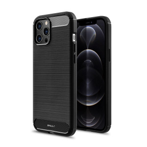 StilGut - iPhone 12 Pro TPU Hülle Carbon Schwarz