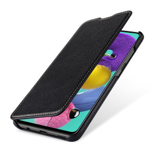 StilGut - Samsung Galaxy A51 Case Book Type Braun Antik