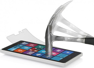 StilGut - Displayschutzfolie Panzerglas für Nokia Lumia 830 (2er-Pack)