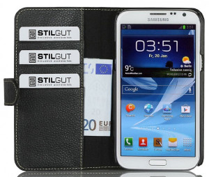 StilGut - Ledertasche "Talis" für Galaxy Note 2 (N7100)