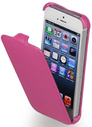 StilGut - Slim Case (Stil A) Tasche für iPhone 5 and iPhone 5s Rosa