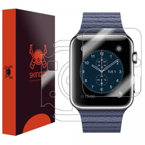 Skinomi - Displayschutzfolie für Apple Watch 42 mm TechSkin für Vorder- und Rückseite