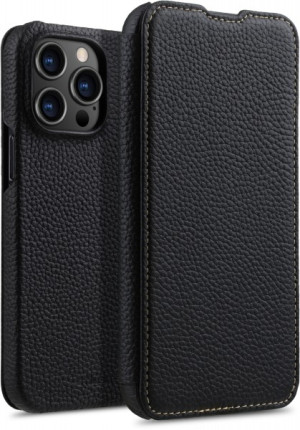 StilGut - iPhone 14 Pro Max Case Book Type Schwarz