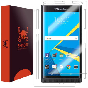 Skinomi - Displayschutzfolie BlackBerry PRIV TechSkin Vorder- und Rückseite