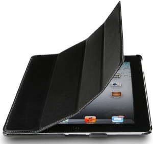 StilGut - Couverture Case aus Leder für iPad 2 Cognac
