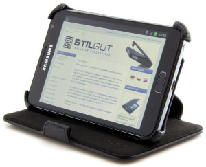 StilGut - UltraSlim Case V2 für Galaxy Note N7000 Cognac