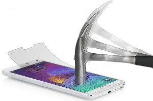 StilGut - Displayschutzfolie "Panzerglas" für Galaxy Note 4 (2er-Pack)