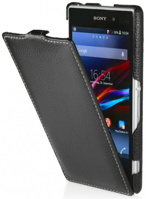 StilGut - UltraSlim Case für Sony Xperia Z1 Navyblau