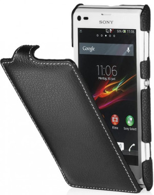 StilGut - UltraSlim Case für Sony Xperia L Schwarz