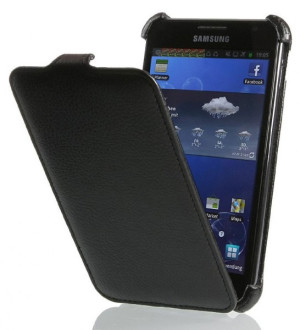 StilGut - Slim Case für Samsung Galaxy Note N7000 Schwarz