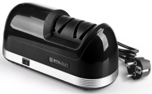 StilGut Home - Elektrischer Messerschärfer Retro Grau