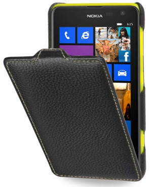 StilGut - UltraSlim Case für Nokia Lumia 625 aus Leder Weiß