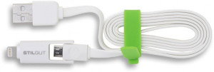 StilGut - Magic Twin - Lightning / micro USB Sync- und Ladekabel