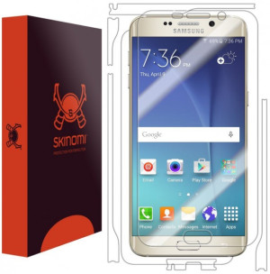 Skinomi - Displayschutzfolie für Galaxy S6 edge+ TechSkin für Vorder- und Rückseite