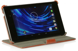 StilGut - UltraSlim Case V2 für Google Nexus 7 HD - 2. Generation 2013 Weiß Vintage