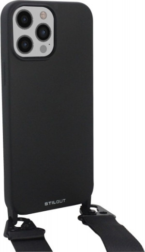 StilGut - Handykette für iPhone 13 Pro Max Schwarz