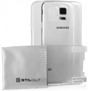 StilGut - Ghost, transparente Schutzhülle für Samsung Galaxy S5
