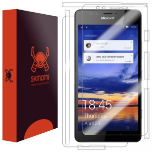 Skinomi - Displayschutzfolie Lumia 950 TechSkin Vorder- und Rückseite