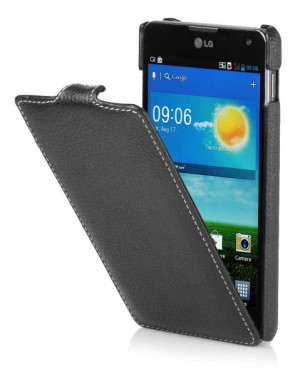 StilGut - UltraSlim Case für LG Optimus G Cognac