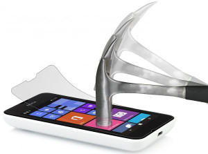 StilGut - Displayschutzfolie Panzerglas für Nokia Lumia 530 (2er-Pack)