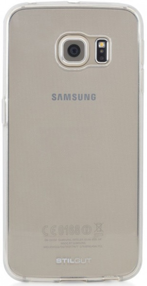 StilGut - Ghost, Schutzhülle inkl. Schutzfolie für Galaxy S6 edge
