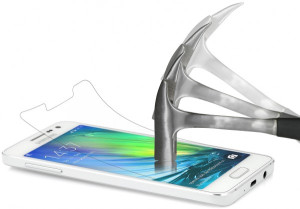 StilGut - Displayschutzfolie Panzerglas für Galaxy A3 (2er-Pack)