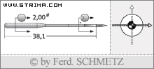 Igła SCHMETZ do maszyny do szycia [G06] - Schmetz