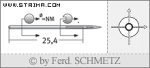 Igła SCHMETZ do maszyny do szycia [G10] - Schmetz