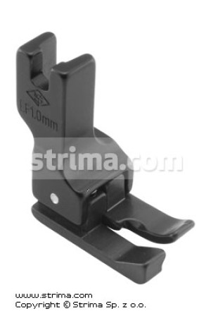Stopka pokryta PTFE wyrównawcza (kompensacyjna) lewa 1,0mm