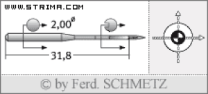 Igła SCHMETZ do maszyny do szycia [G05] - Schmetz