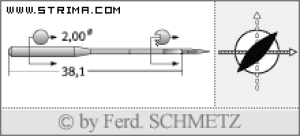 Igła SCHMETZ do maszyny do szycia [G11] - Schmetz