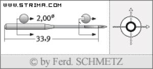Igła SCHMETZ do maszyny do szycia [G05] - Schmetz