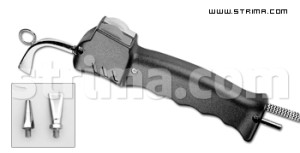Pistolet detaszerski dwudrożny z wymienną okrągłą dyszą (druga płaska w komplecie)
