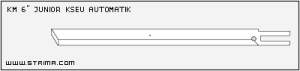 Ostrze noża pionowego KM KSEU AUTOMATIK - BS