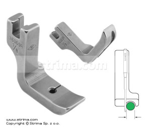 Stopka do wszywania kedry 3,2 mm prawa