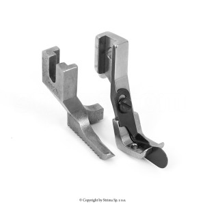Zestaw stopek kroczących z liniałem sprężynowym 1,6mm do Zoje ZJ0303, Juki DU-1181N, Siruba YF-616, Mitsubishi DY-350, Texi Walker